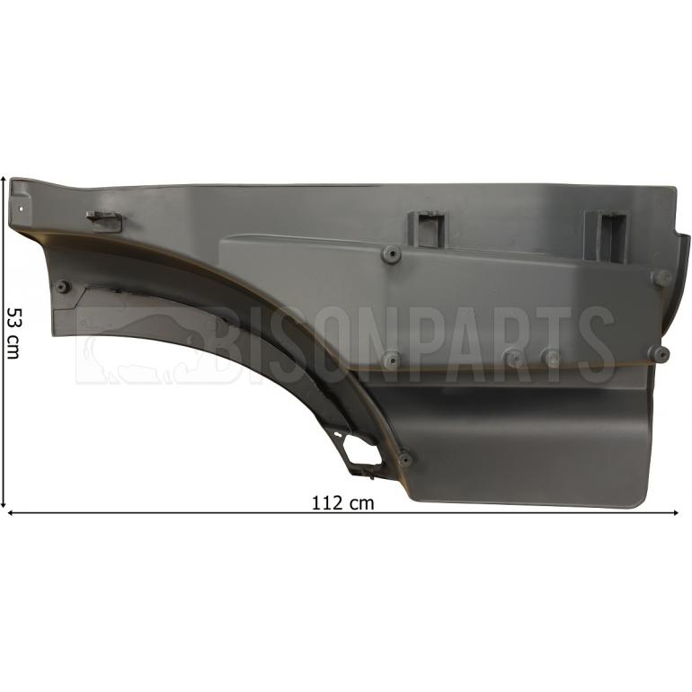 GREY SINGLE STEP UPPER STEPWING PASSENGER SIDE LH