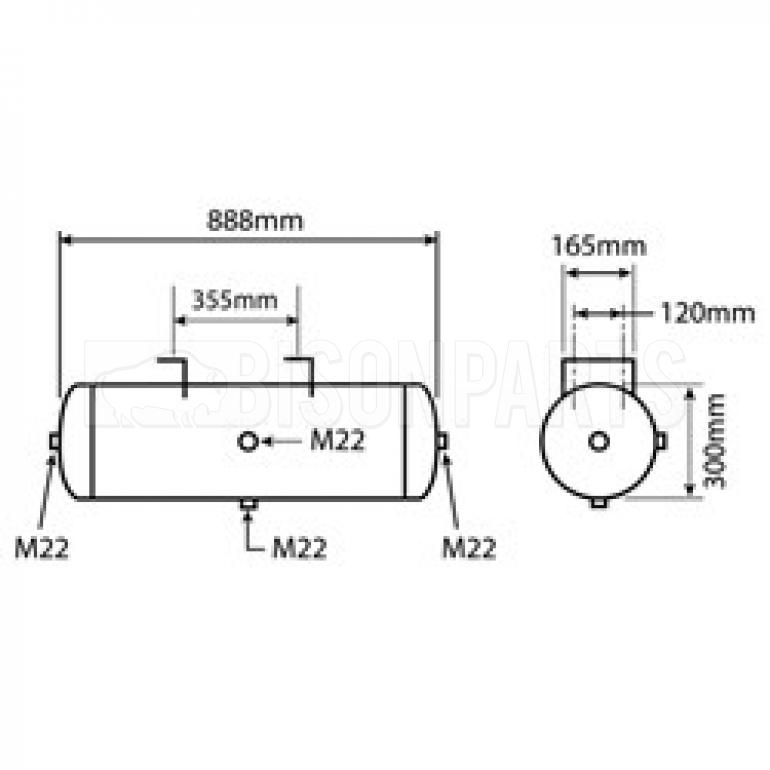 AIR TANK RESERVOIR 60 LITRES