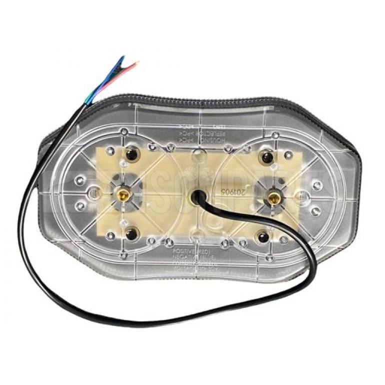 LED AMBER LIGHTBAR 12/24 VOLT