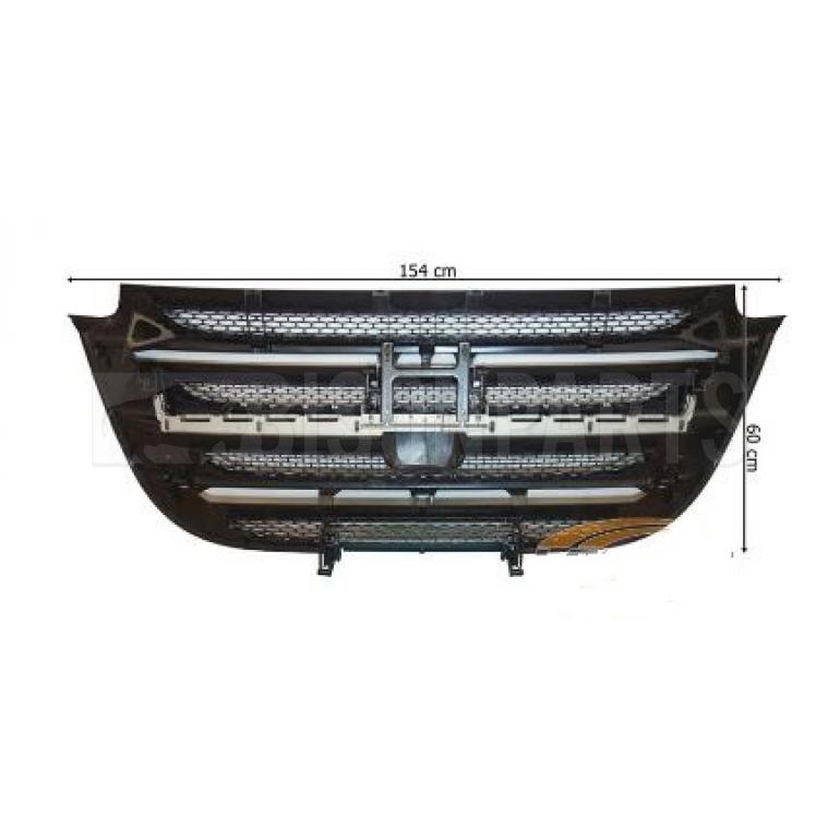 LOWER GRILLE PANEL WITH SILVER MESH