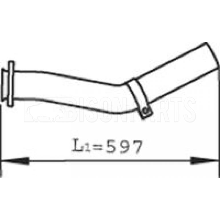 EXHAUST FRONT DIWNPIPE