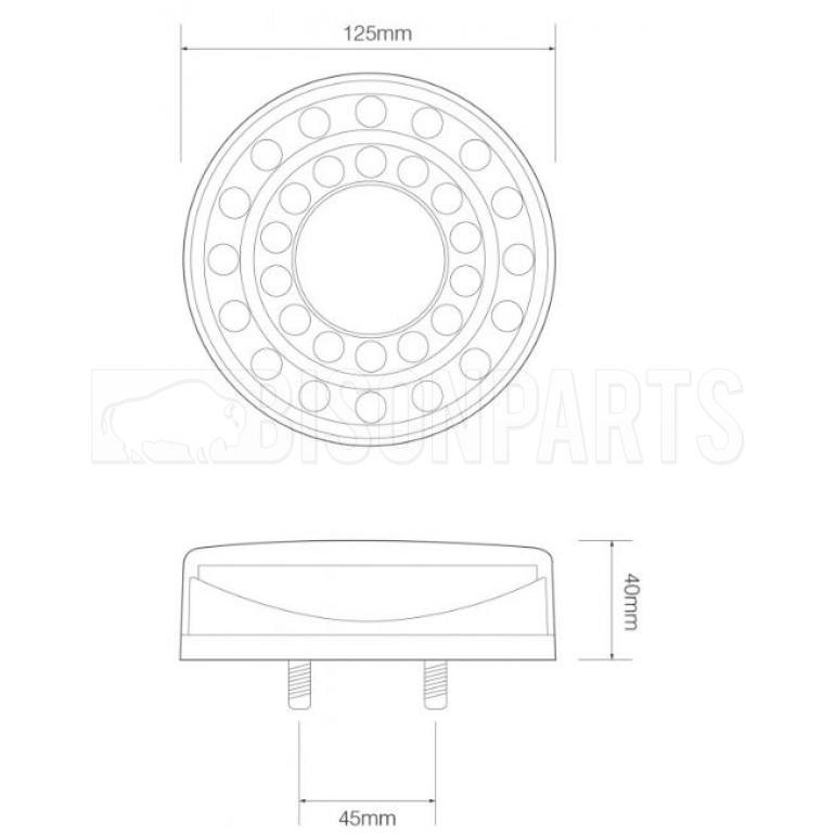 LED REAR COMBINATION LAMP FITS RH OR LH