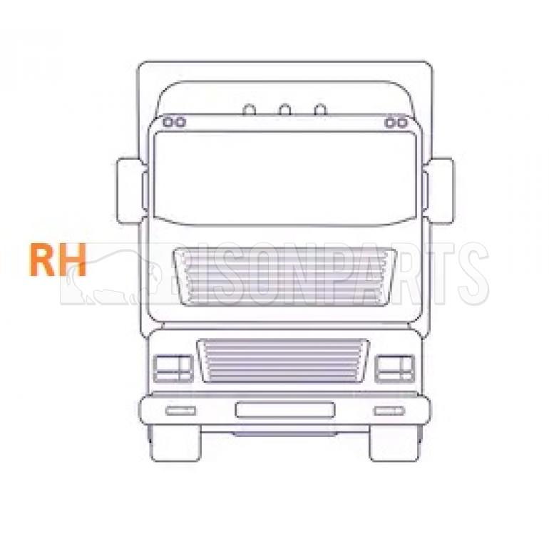 SLIDING DOOR ROLLER GUIDE RAIL DRIVER SIDE RH