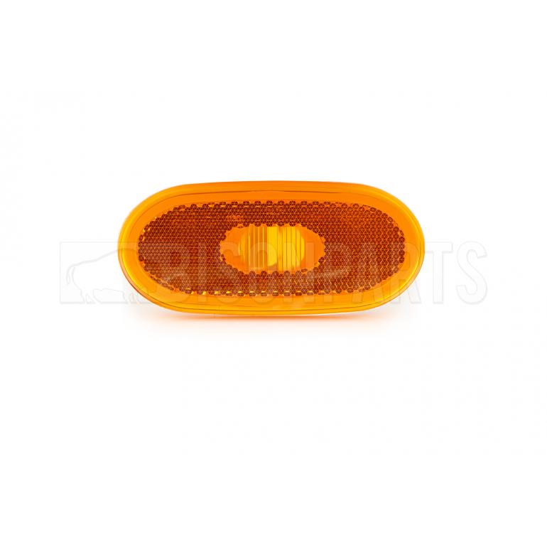 AMBER SIDE MARKER LAMP REPLACEMENT LENS KIT FITS RH OR LH (PKT 2)