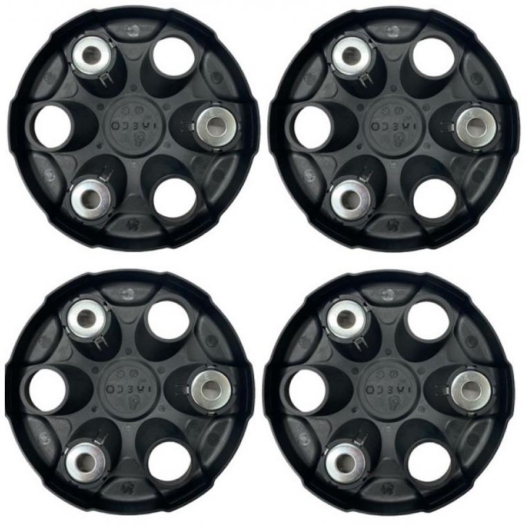 6 HOLE WHEEL TRIM HUB COVERS FITS RH & LH (PKT 4)