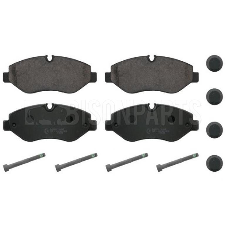 FRONT BRAKE DISCS & PADS AXLE SET
