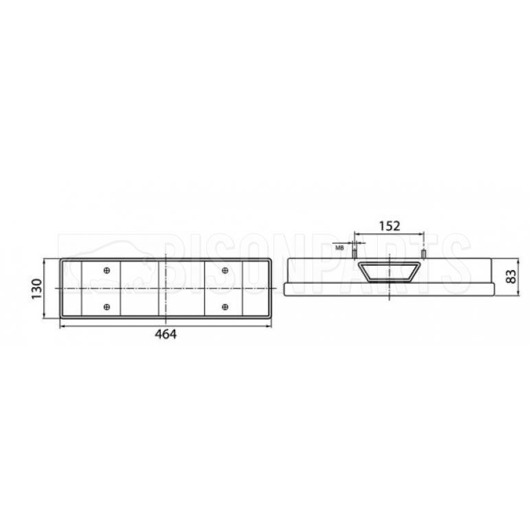 REAR COMBINATION LAMP PASSENGER SIDE LH