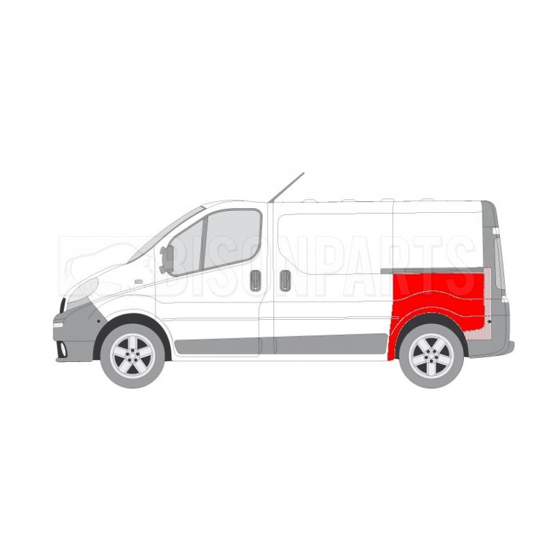 REAR FENDER REPAIR SWB PASSENGER SIDE LH (HALF HEIGHT)