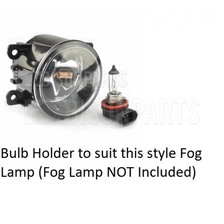 FRONT FOG LAMP BULB HOLDER & BULB FITS LH OR RH