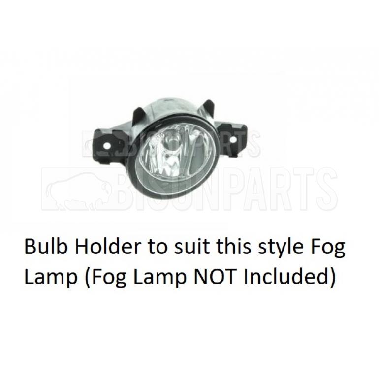 FRONT FOG LAMP BULB HOLDER & BULB FITS LH OR RH
