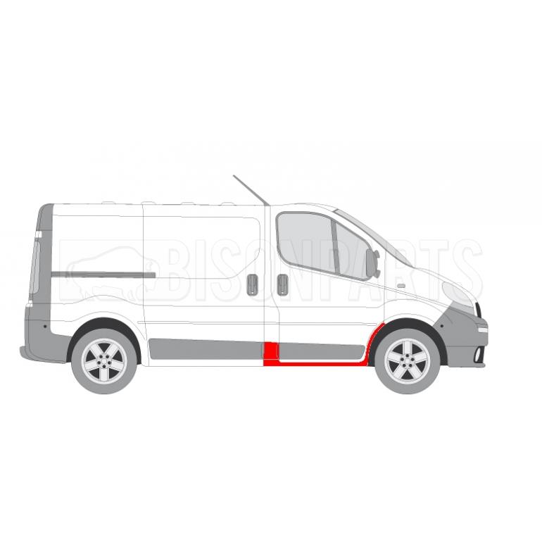 FRONT DOOR SILL DRIVER SIDE RH