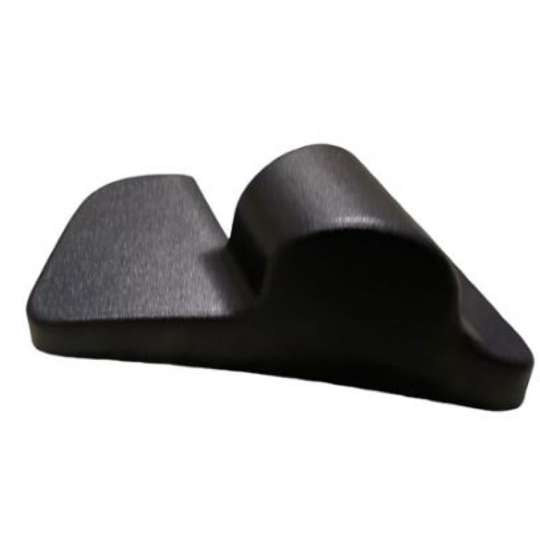 BLACK UPPER MIRROR ARM COVER DRIVER SIDE RH