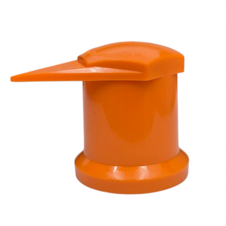 32MM LONG REACH DUSTITE WHEEL NUT COVERS ORANGE (PKT 50)