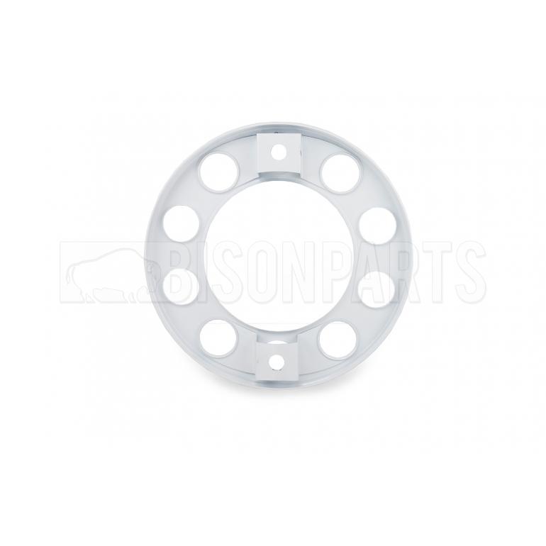 22.5" WHITE COATED STEEL WHEEL RIM COVER