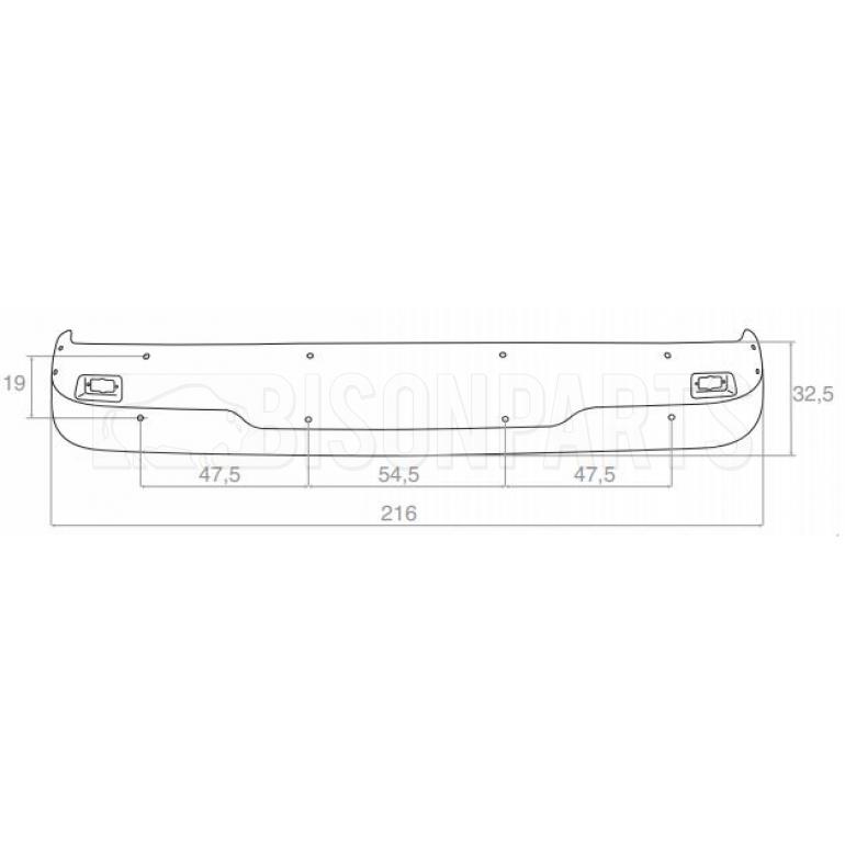 SMOKED SUNVISOR & MOUNTING FITTING KIT