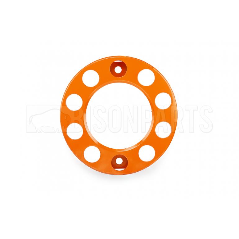 22.5" ORANGE COATED STEEL WHEEL RIM COVERS (PKT 2)
