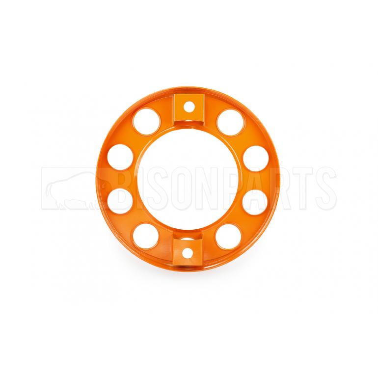 22.5" ORANGE COATED STEEL WHEEL RIM COVERS (PKT 2)