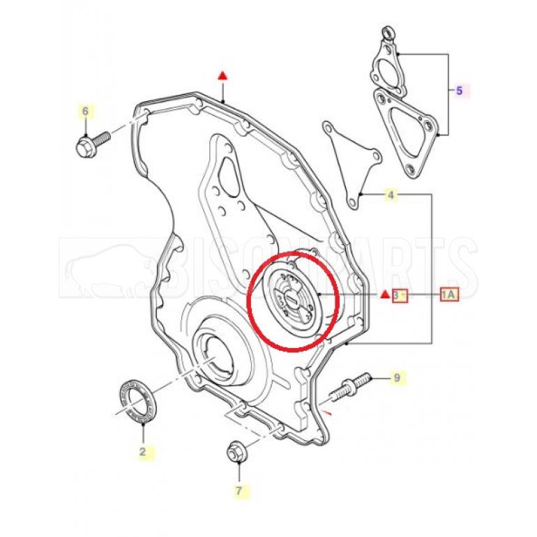 TIMING CHAIN FUEL PUMP COVER
