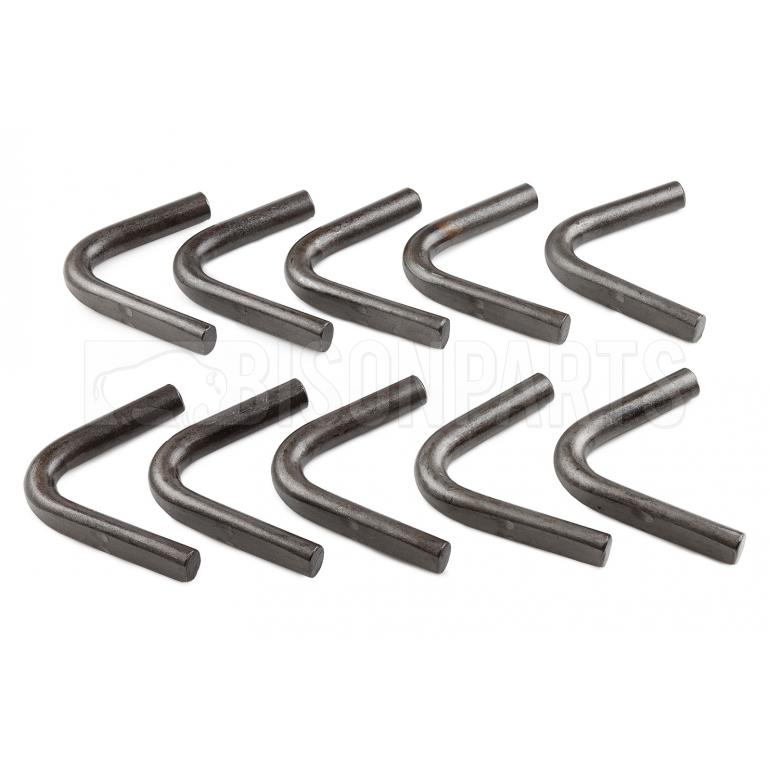 12MM WELD ON ROPE HOOKS (PKT 10) Bison Parts