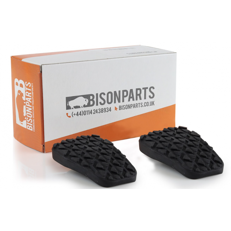 CLUTCH OR BRAKE PEDAL PAD RUBBERS (PKT 2)