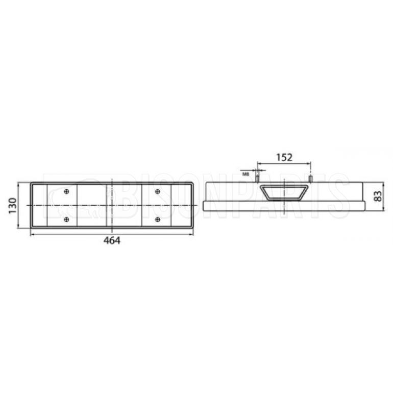 REAR COMBINATION LAMP DRIVER SIDE RH