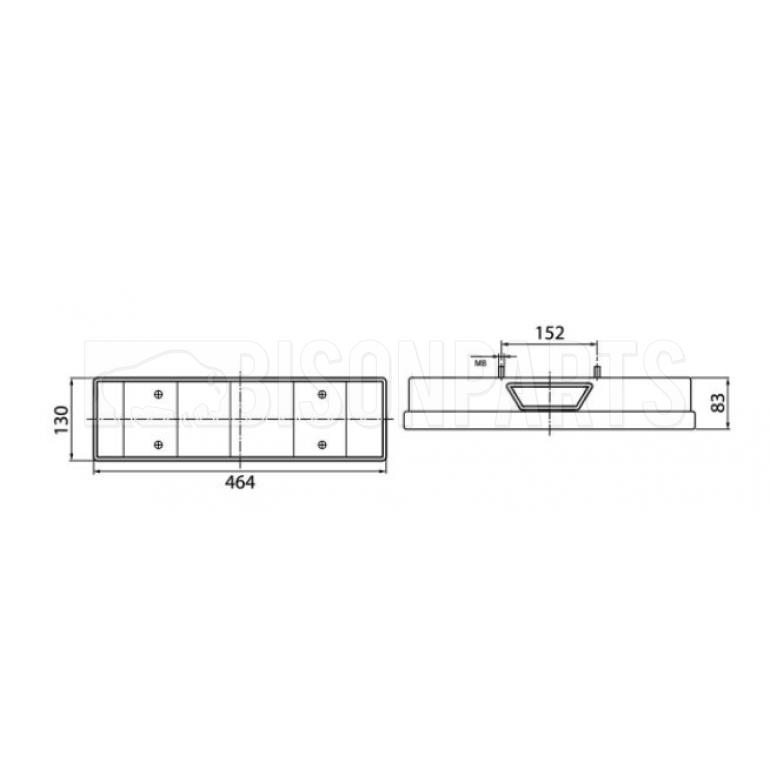 REAR COMBINATION LAMP DRIVER SIDE RH