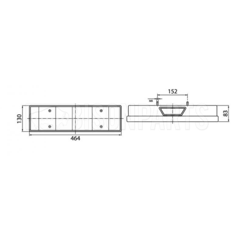 REAR COMBINATION LAMP PASSENGER SIDE LH