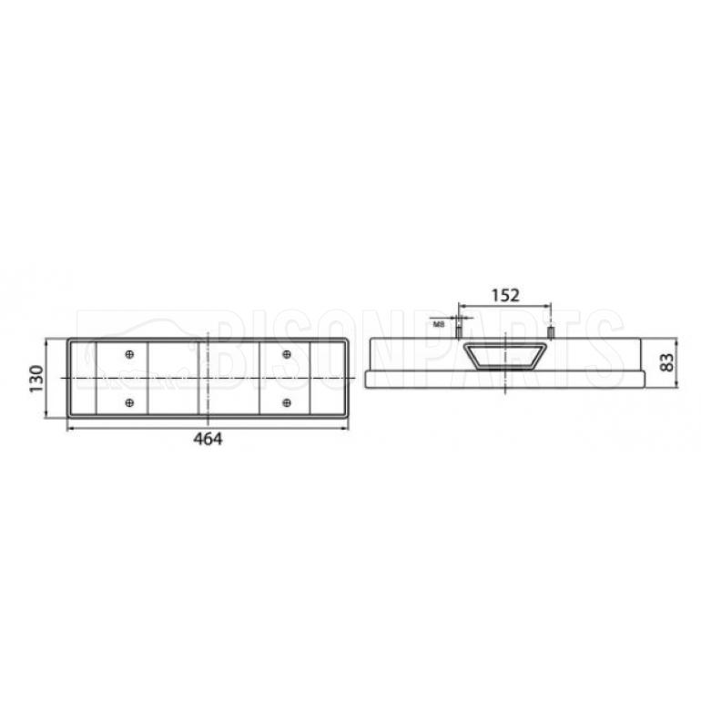REAR COMBINATION LAMP FITS RH OR LH