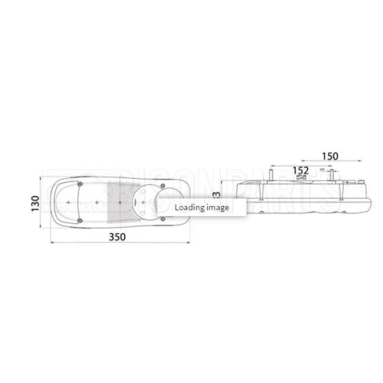 REAR COMBINATION LAMP FITS RH OR LH