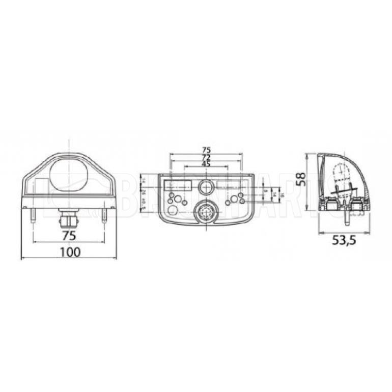 NUMBER PLATE REGISTRATION LAMP 12/24V
