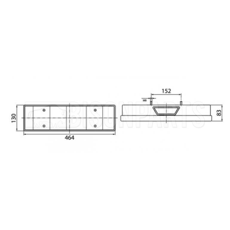 REAR COMBINATION LAMP FITS RH OR LH