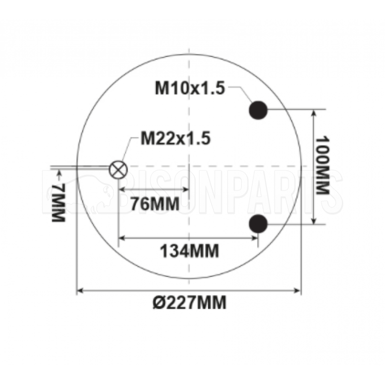 REAR AIRSPRING ASSEMBLY