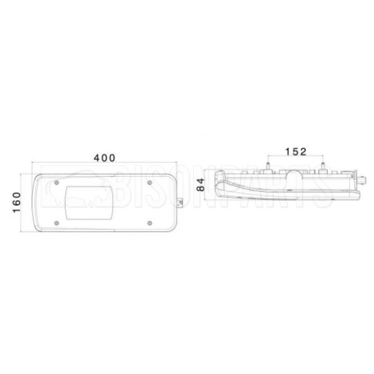 LED REAR COMBINATION LAMP PASSENGER SIDE LH