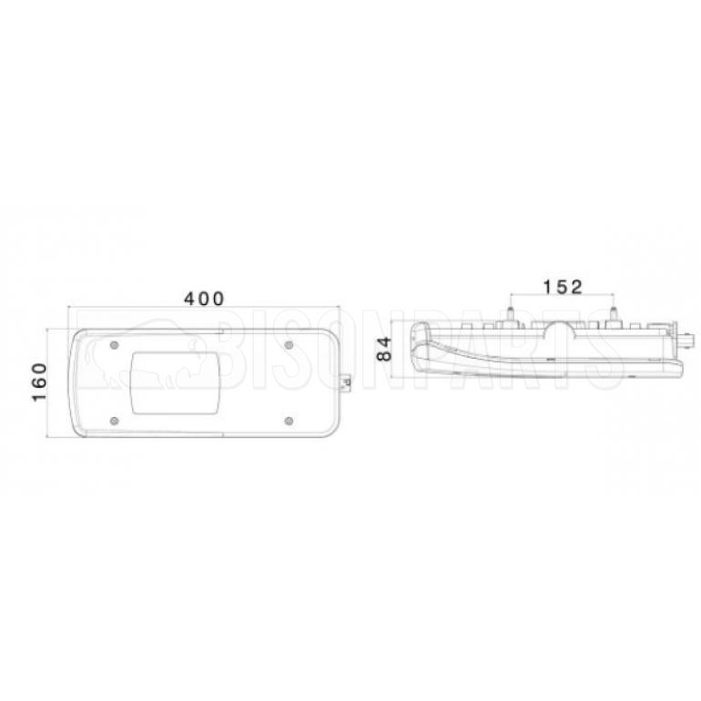 LED REAR COMBINATION LAMP PASSENGER SIDE LH