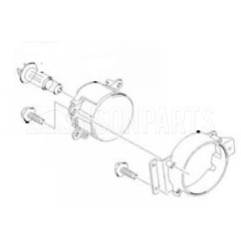 FRONT FOG LAMPS & BRACKETS FITS LH & RH (PAIR)