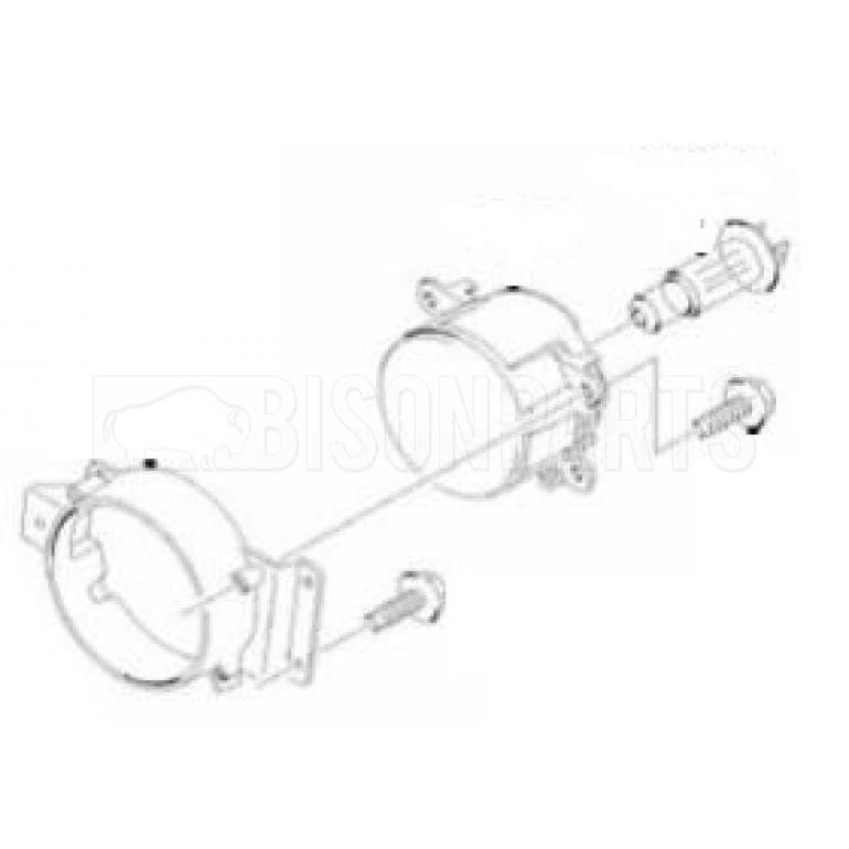 FRONT FOG LAMPS & BRACKETS FITS LH & RH (PAIR)