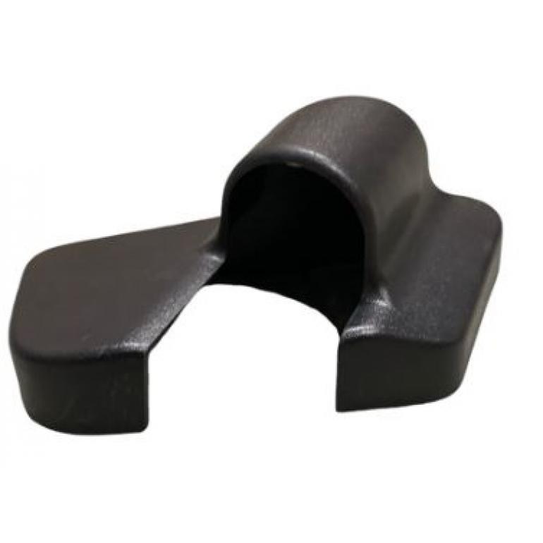 BLACK UPPER MIRROR ARM COVER PASSENGER SIDE LH