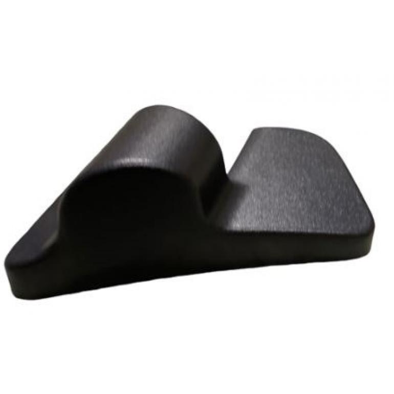 BLACK UPPER MIRROR ARM COVER PASSENGER SIDE LH