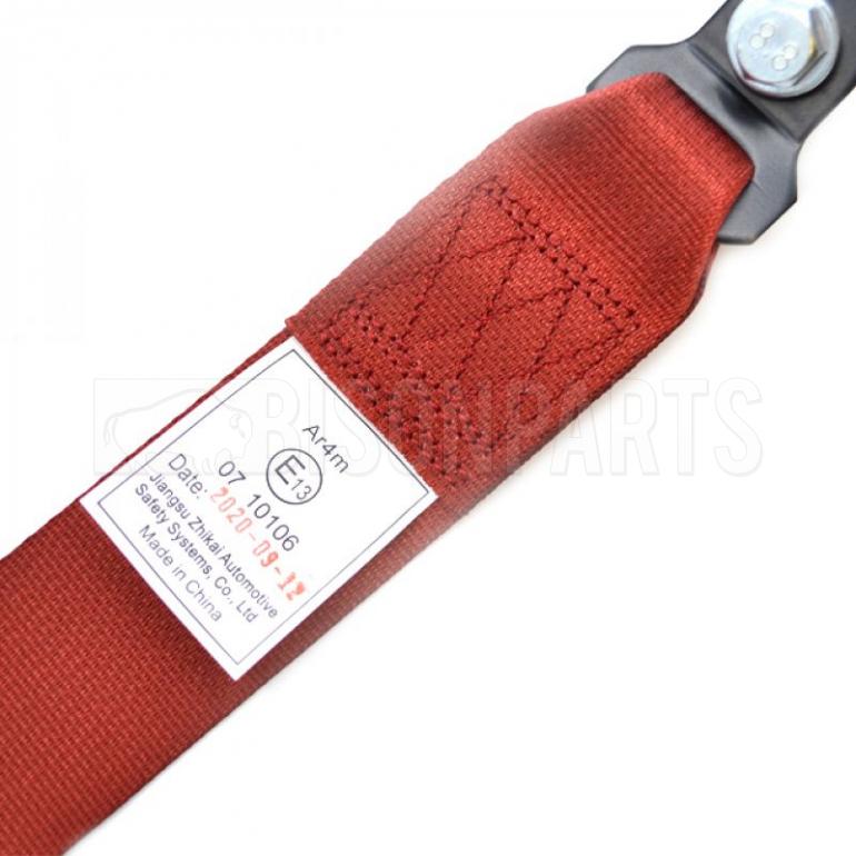 RED SEAT BELT ASSEMBLY 1498877, 2254601 Bison Parts