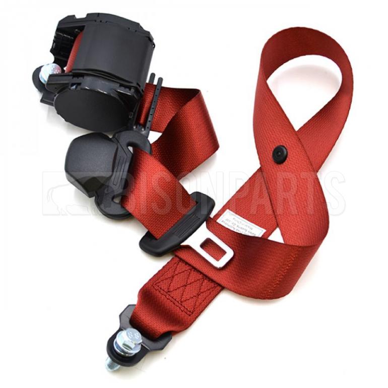 RED SEAT BELT ASSEMBLY 1498877, 2254601 Bison Parts