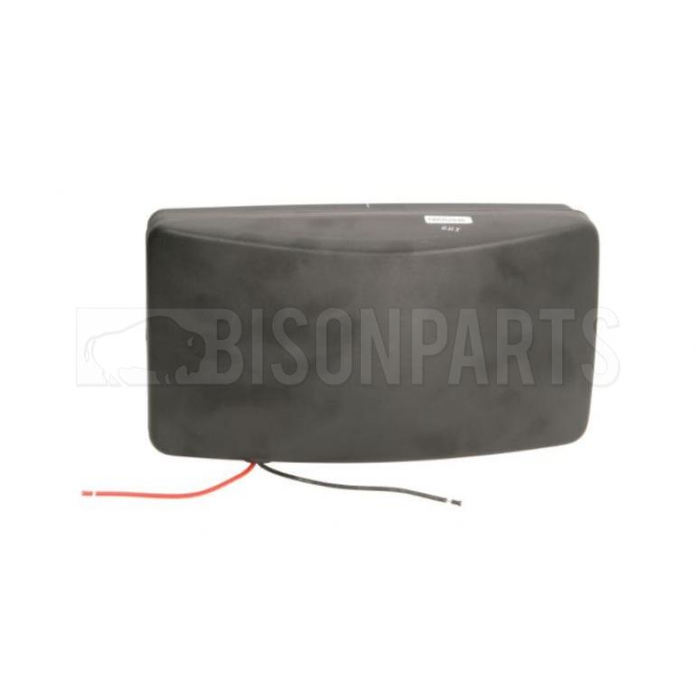 SUNVISOR CLEAR SPOT LAMP WITH BLACK FRAME FITS RH OR LH