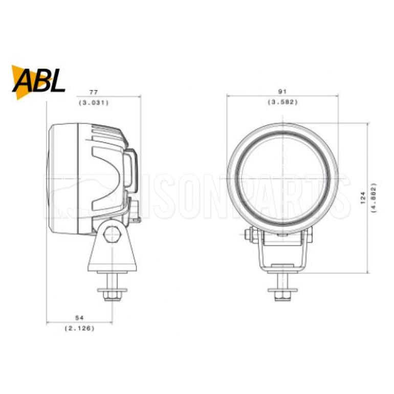 LED 12/24 VOLT WORKLAMP