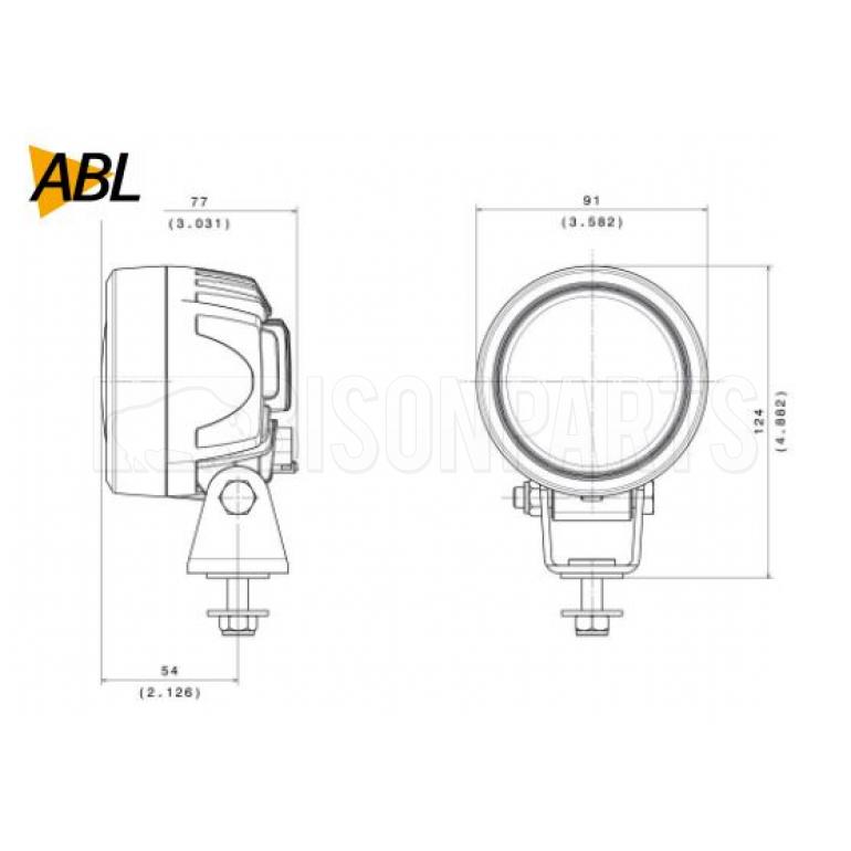 LED 12/24 VOLT WORKLAMP