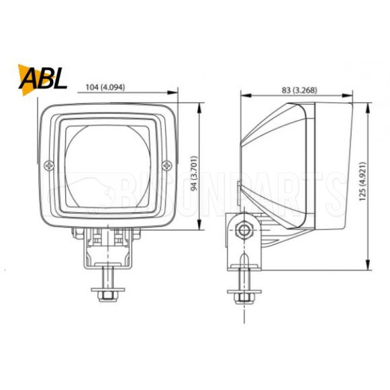 12/80 VOLT WORKLAMP