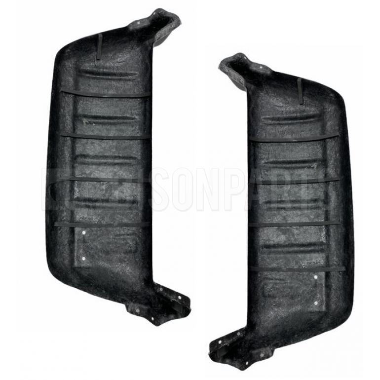 BLACK SUPER STRONG MIRROR GUARD SET RH & LH (PAIR)