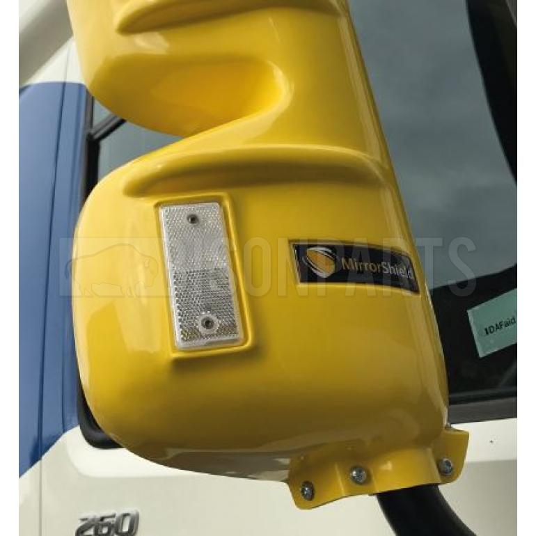 YELLOW SUPER STRONG MIRROR GUARD SET RH & LH (PAIR)