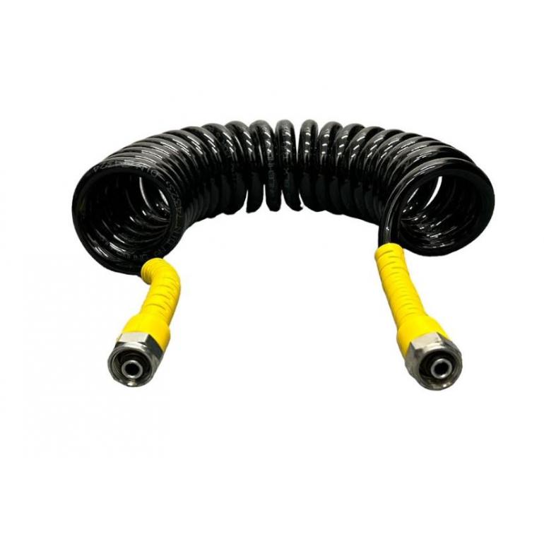 ANTI-KINK AIR COIL YELLOW TAILS 4M 2xM18F