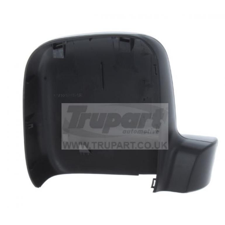 BLACK DOOR WING MIRROR COVER PASSENGER SIDE LH