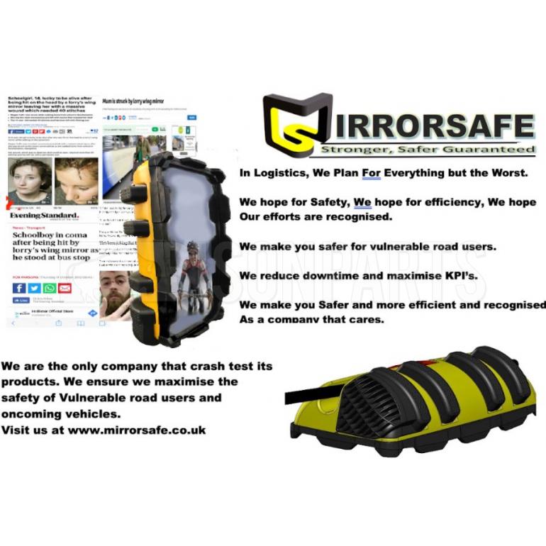 HEATED MAIN MIRROR HEAD FITS RH OR LH