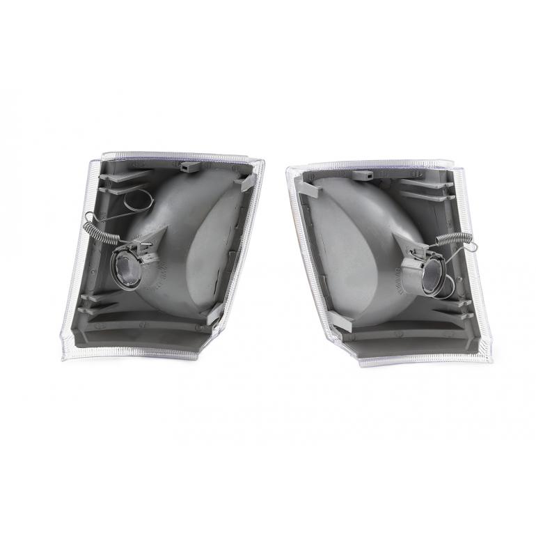 FRONT CLEAR INDICATORS & CLEAR SIDE REPEATER LAMPS RH & LH